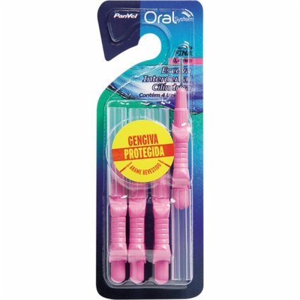 ESCOVA INTERDENTAL 0,04MM PANVEL ORAL SYSTEM 4UN