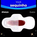 ABSORVENTE ALWAYS NOITES TRANQUILAS COM ABAS FLUXO HIPER ABUNDANTE 10 UNIDADES