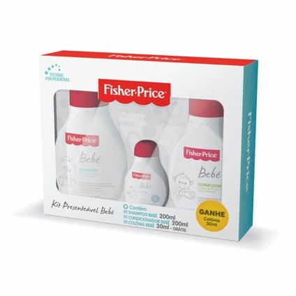 KIT FISHER-PRICE BEBE SHAMPOO + CONDICIONADOR 200ML GRATIS COLONIA 30ML