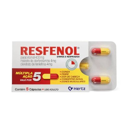 RESFENOL 5 CÁPSULAS