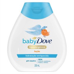 Loção Hidratante Baby Dove Hidratação Enriquecida 200 Ml