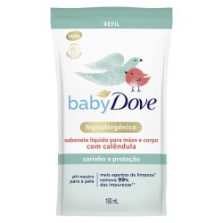 Sabonete Líquido Refil Baby Dove Hidratação Sensível 180 Ml