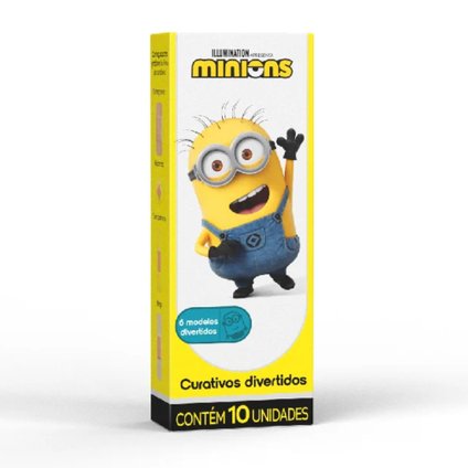 CURATIVO INFANTIL CREMER MINIONS COM 10 UNIDADES
