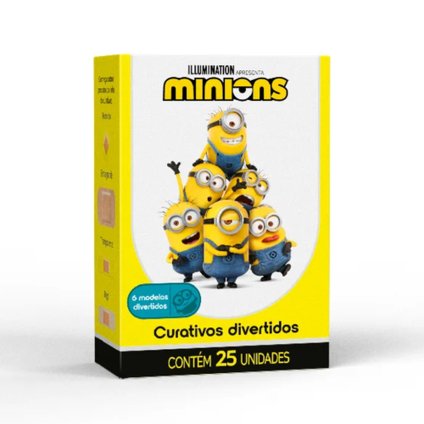 CURATIVO INFANTIL CREMER MINIONS COM 25 UNIDADES