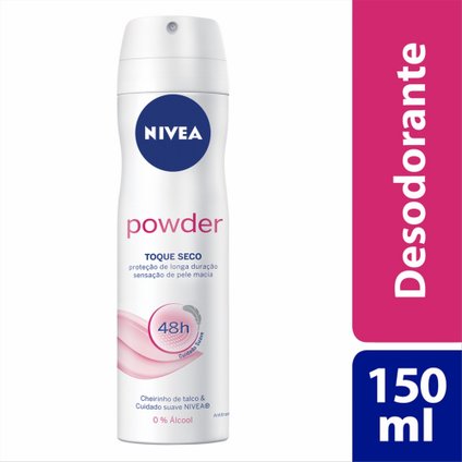 DESODORANTE NIVEA POWDER CONFORT AEROSOL 150ML