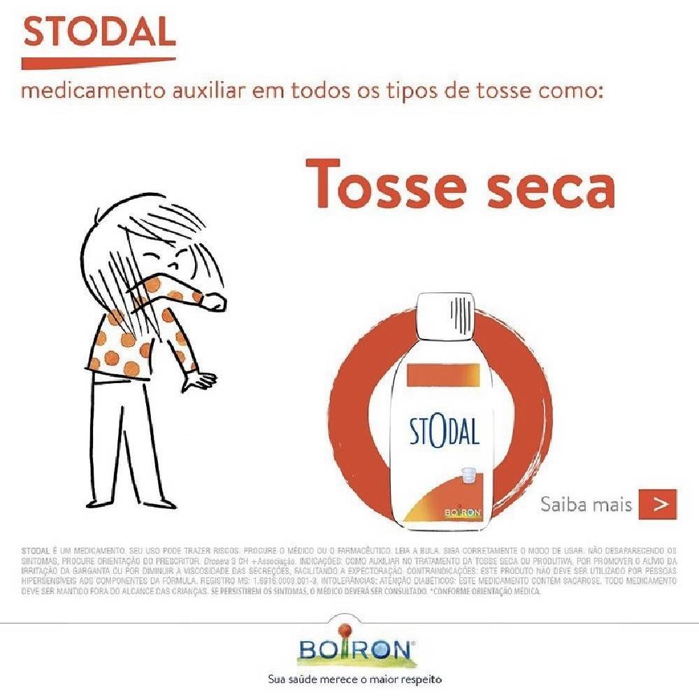 Stodal Xarope Homeopático para Tosse 150ml