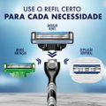 CARGA PARA APARELHO DE BARBEAR GILLETTE MACH3 8 UNIDADES