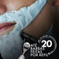 CARGA PARA APARELHO DE BARBEAR GILLETTE MACH3 8 UNIDADES