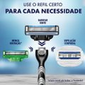 CARGA PARA APARELHO DE BARBEAR GILLETTE MACH3 8 UNIDADES