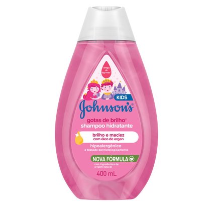 SHAMPOO JOHNSONS KIDS GOTAS DE BRILHO 400ML