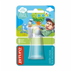 ESCOVA INFANTIL MASSAGEADORA BITUFO COCORICO