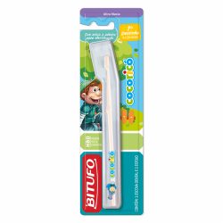 Escova Dental Infantil Bitufo Cocorico 1dent 4-24m