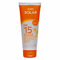 Protetor Solar Panvel Fps15 200g  Com Acelerador De Bronzeado