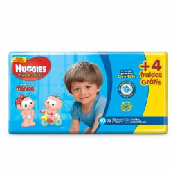 Fralda Huggies Tripla Protecao Mega Xg C/42 + 4 Tiras Gratis