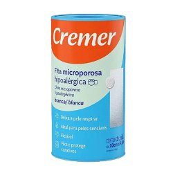Fita Microporosa Hipoalérgica Branca Cremer 10cm X 4,5m