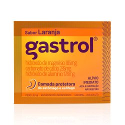 Gastrol Antiácido Pó Efervescente Sabor Laranja Sachê 5g