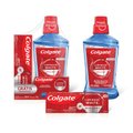 ENXAGUANTE BUCAL COLGATE LUMINOUS WHITE 500ML + CREME DENTAL CLAREADOR LUMINOUS WHITE 70G