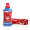ENXAGUANTE BUCAL COLGATE LUMINOUS WHITE 500ML + CREME DENTAL CLAREADOR LUMINOUS WHITE 70G