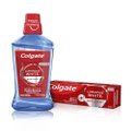 ENXAGUANTE BUCAL COLGATE LUMINOUS WHITE 500ML + CREME DENTAL CLAREADOR LUMINOUS WHITE 70G