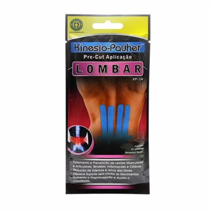 BANDAGEM ELÁSTICA KINESIO PAUHER LOMBAR