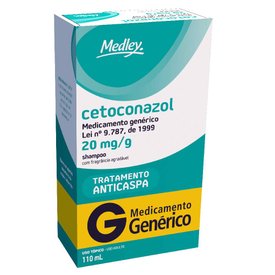 CETOCONAZOL 20MG SHAMPOO 110ML MEDLEY GENÉRICO L