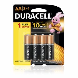 Pilha Alcalina Duracell Aa Lv4pg3