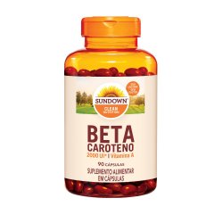 Suplemento Alimentar Sundown Betacaroteno 2.000 Ui 90 Cápsulas