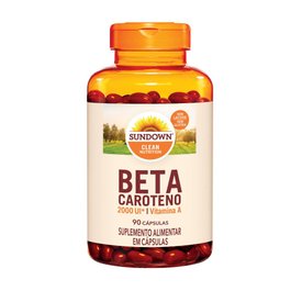 SUPLEMENTO ALIMENTAR SUNDOWN BETACAROTENO 2.000 UI 90 CÁPSULAS