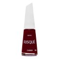 ESMALTE RISQUÉ VERMELHO CREMOSO CARMIM 8ML