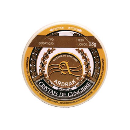 CRISTAIS DE GENGIBRE MARACUJA DOCE 10G