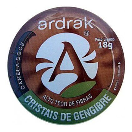 CRISTAIS DE GENGIBRE CANELA DOCE 10G