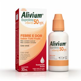 ALIVIUM IBUPROFENO 50MG/ML SOLUÇÃO GOTAS 30ML