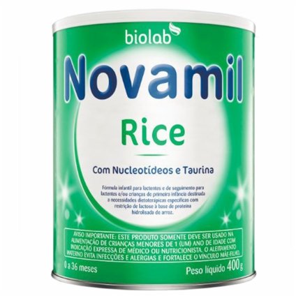 FÓRMULA INFANTIL NOVAMIL RICE 400G