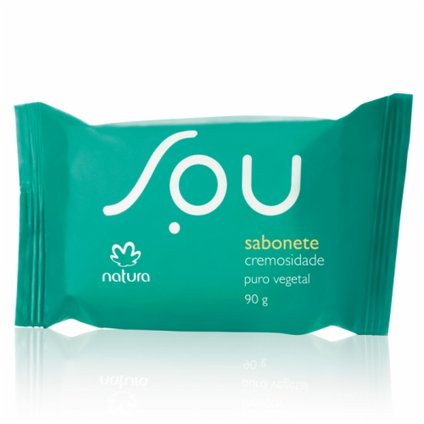 SABONETE EM BARRA NATURA SOU CREMOSIDADE 90G