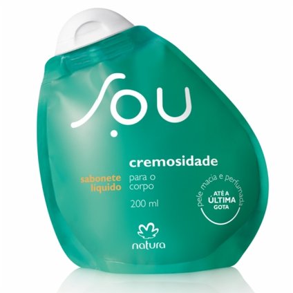 SABONETE LÍQUIDO NATURA SOU CREMOSIDADE 200ML