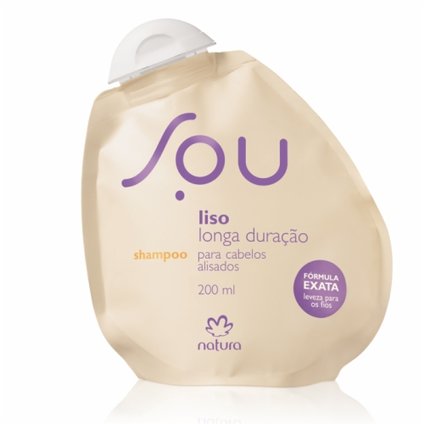 SHAMPOO NATURA SOU LISO LONGA DURAÇÃO 200ML