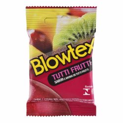 Preservativo Blowtex Aromatizado Tutti-fruti C/ 3
