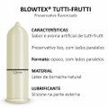 PRESERVATIVO BLOWTEX TUTTI-FRUTI 3 UNIDADES