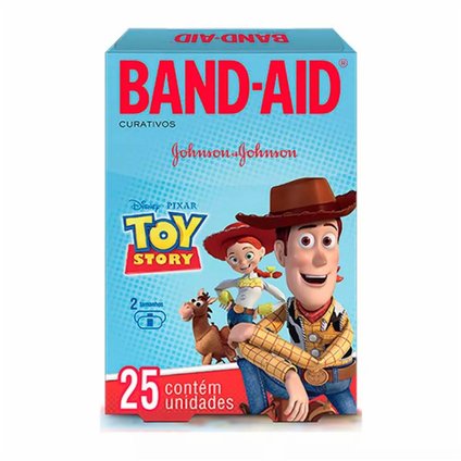 CURATIVO INFANTIL BANDAID TOY STORY2 COM 25 UNIDADES