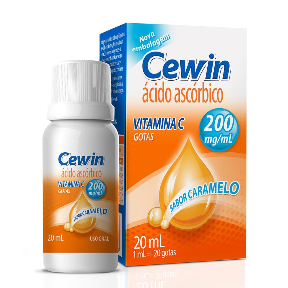 Vitamina C Cewin Gotas 200mg Ml 20 Ml - PanVel Farmácias