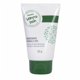 CREME HIDRATANTE PARA PERNAS E PÉS PANVEL SEMPRE BEM 50G
