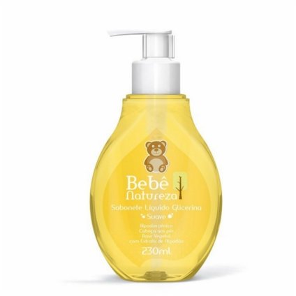 SABONETE LIQUIDO GLICERINA BEBE NATUREZA SUAVE 230ML