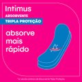 ABSORVENTE EXTERNO INTIMUS TRIPLA PROTEÇÃO SUAVE SEM ABAS COM 8 UNIDADES