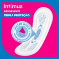 ABSORVENTE EXTERNO INTIMUS TRIPLA PROTEÇÃO SUAVE SEM ABAS COM 8 UNIDADES