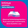 ABSORVENTE EXTERNO INTIMUS TRIPLA PROTEÇÃO SUAVE COM ABAS - 8 UNIDADES