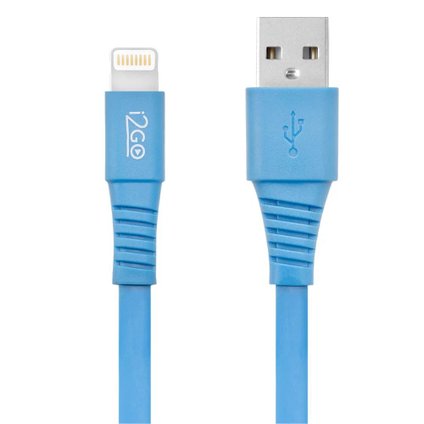 CABO LIGHTNING I2GO IPHONE 5MFI AZUL 1,2M