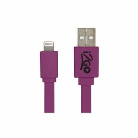 CABO LIGHTNING I2G0 IPHONE 5MFI ROXO 1,2M