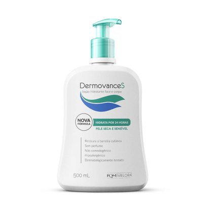 LOÇÃO HIDRATANTE PARA CORPO E ROSTO DERMOVANCE S 500ML