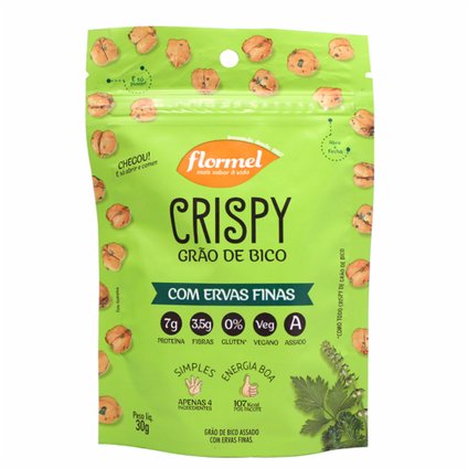 CRISPY FLORMEL GRAO DE BICO ERVAS FINAS 25G