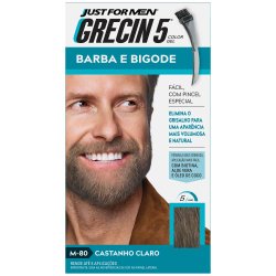 Tinta De Cabelo Grecin Barba/bigode Castanho Claro